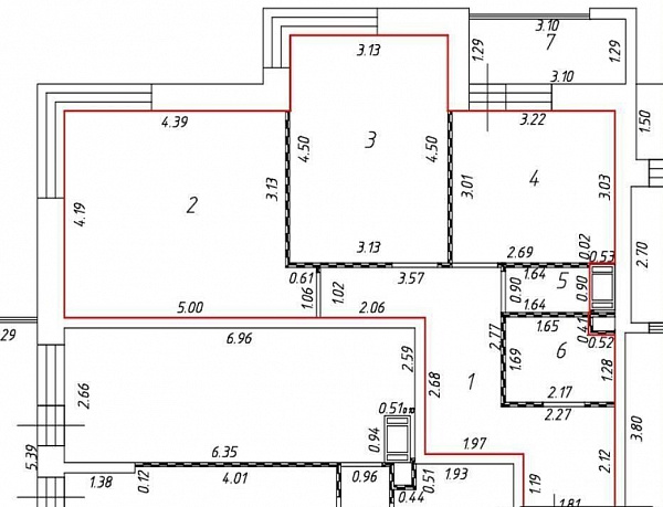Квартира 2-комн., 59.8 м²