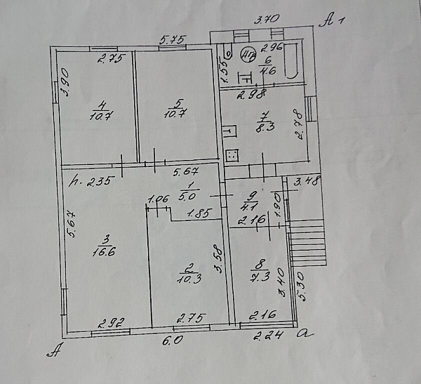 Дом 66.2 м²